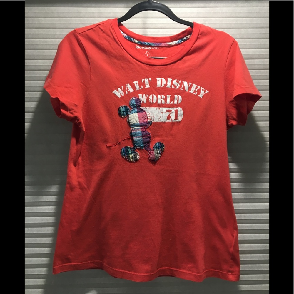 Walt Disney World Tee with Madras Mickey